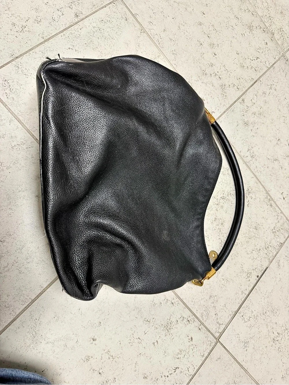 Marc by Marc Jacobs Standard Supply Workwear Hobo Black Leather Bag